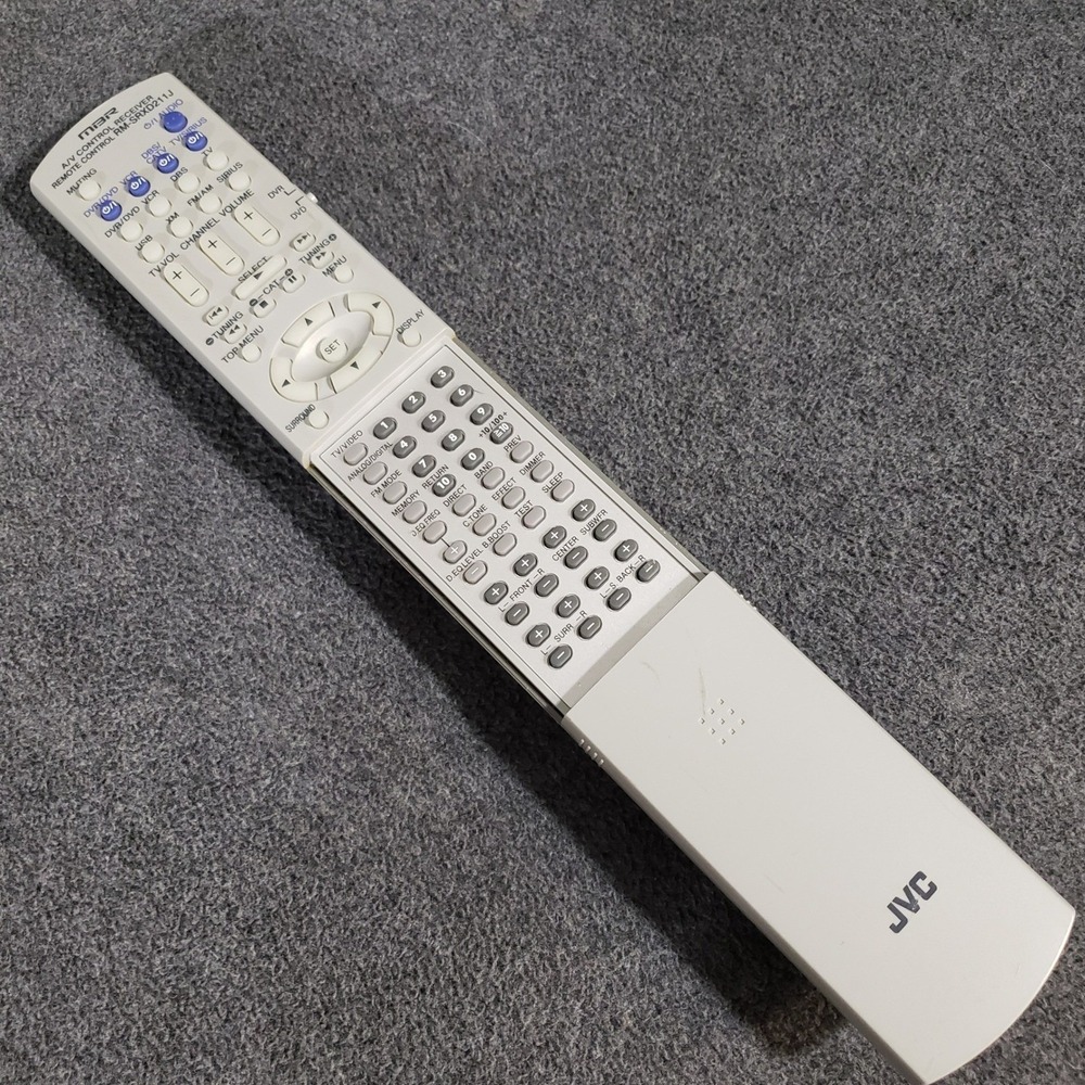 JVC Remote Control RM-SRXD211J A/V Receiver Gray Sliding Panel‎ Multi-Brand MBR - Picture 4 of 5
